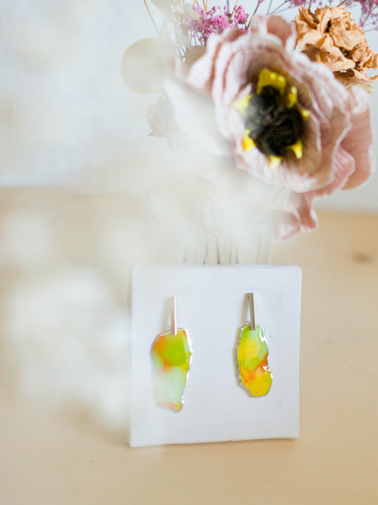 LIMEGREEN BAR - plaquées argent