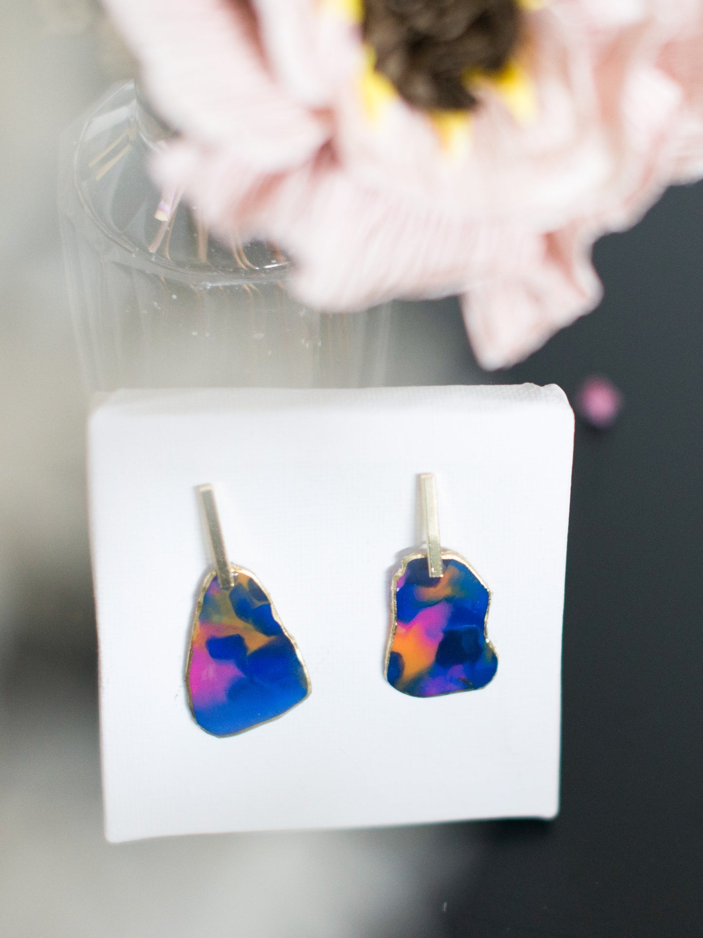 VAPOR Marineblau und Orange – vergoldet