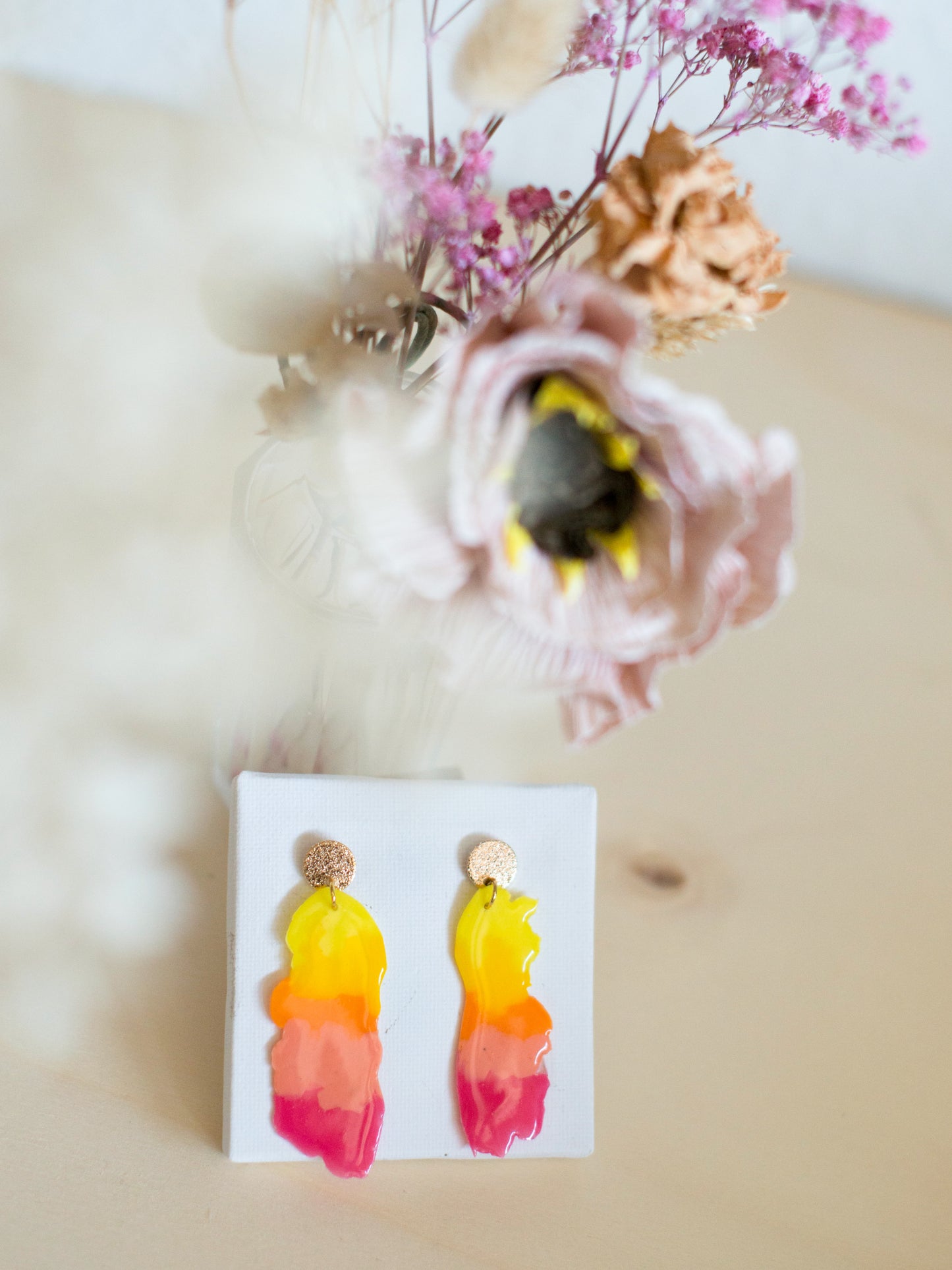 GRADIENT Farbverlauf von Gelb/Orange/Rosa