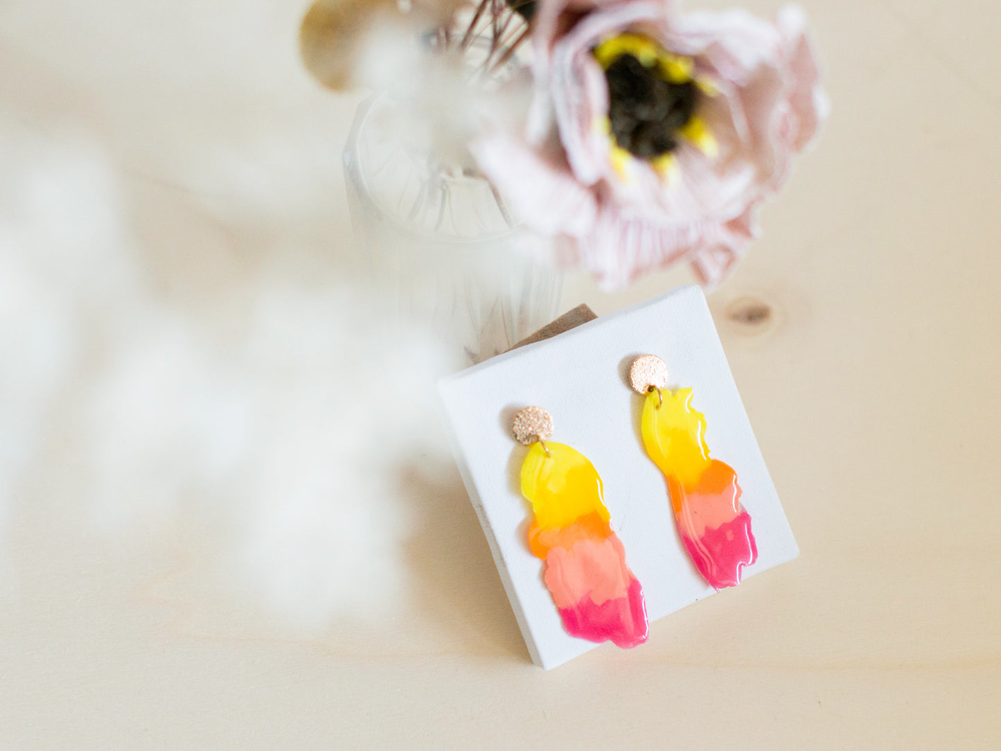 GRADIENT Farbverlauf von Gelb/Orange/Rosa