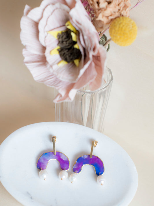 REGENBOGEN - lila Perle