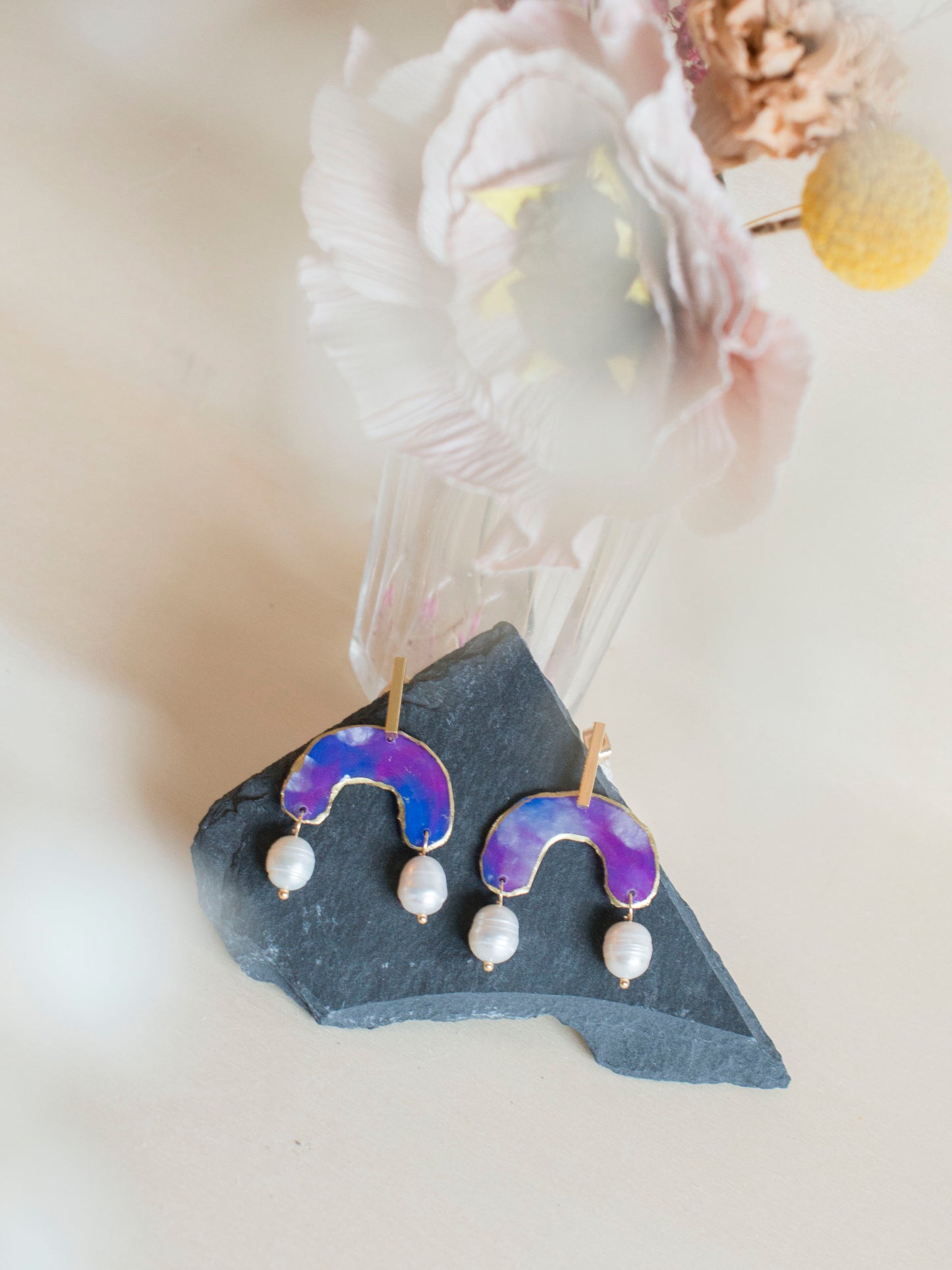 REGENBOGEN - lila Perle