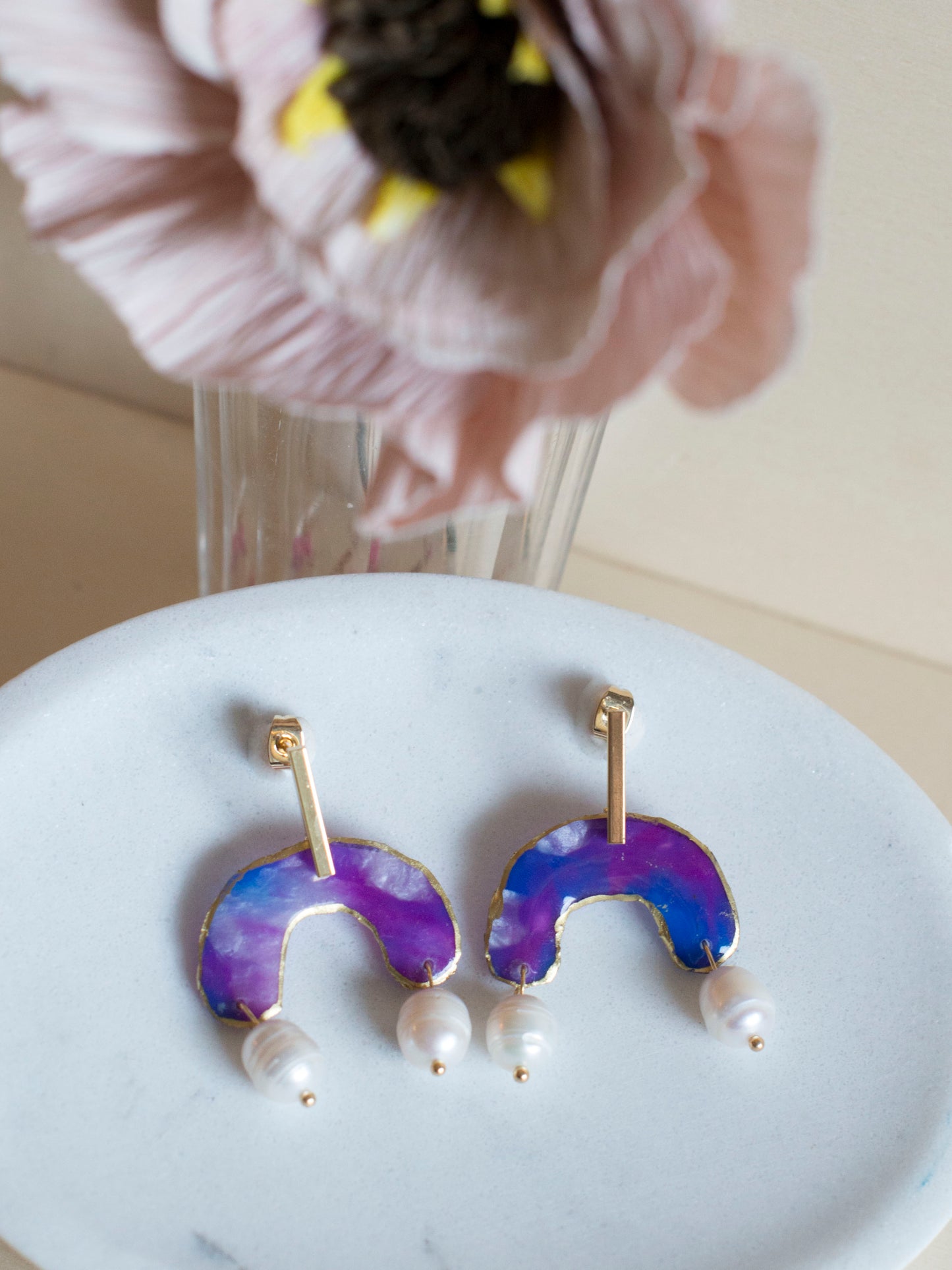 REGENBOGEN - lila Perle