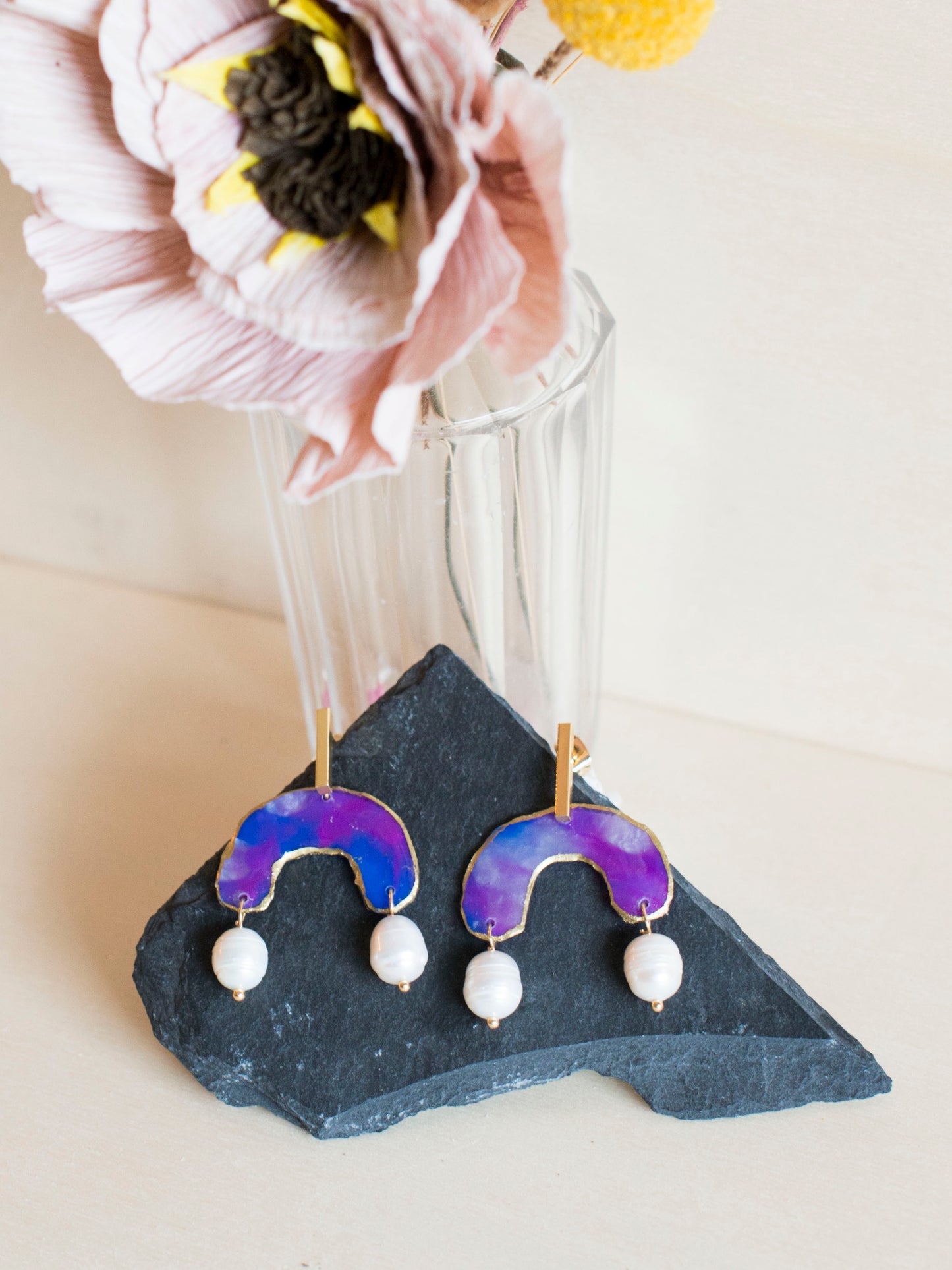 REGENBOGEN - lila Perle