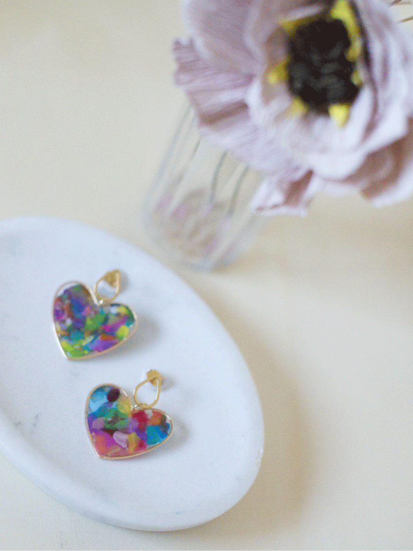 BIG HEART neu gegossen – vergoldeter Verschluss