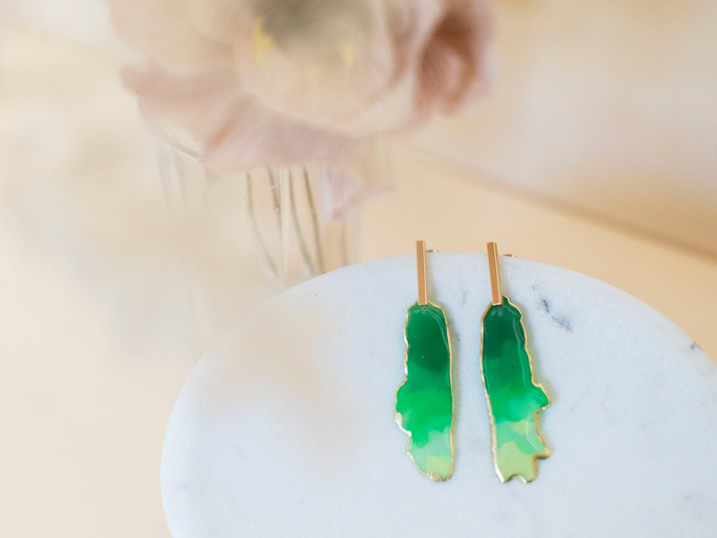 GRADIENT boucles dégradées vert